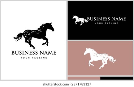 vector appaloosa horse design template
