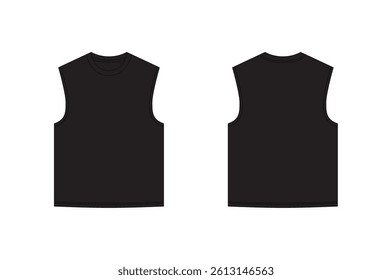 Vector apparel mockup in a minimal linear style. Clean outline illustration for showcasing clothing designs, branding, and prints. Ideal for fashion, e-commerce, and marketing visuals.
