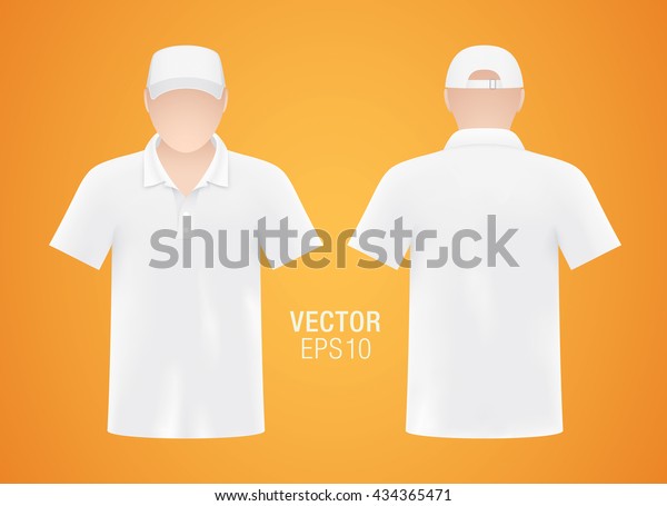 Download Vector Apparel Template Mens Mannequin Dressed Stock Vector Royalty Free 434365471 PSD Mockup Templates