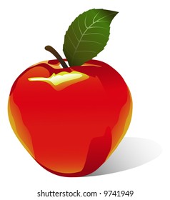 Vector apple