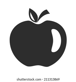 Vector Apple Black Icon