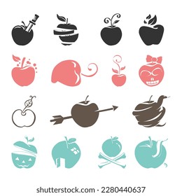 vector apple colorful vector design