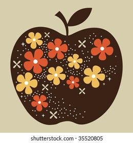 vector apple design