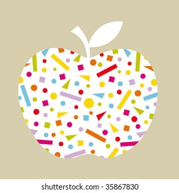 vector apple design