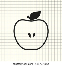 Vector apple icon