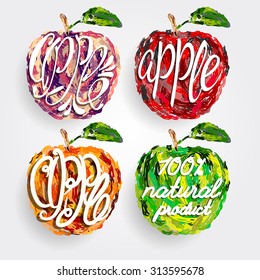vector apple illustration