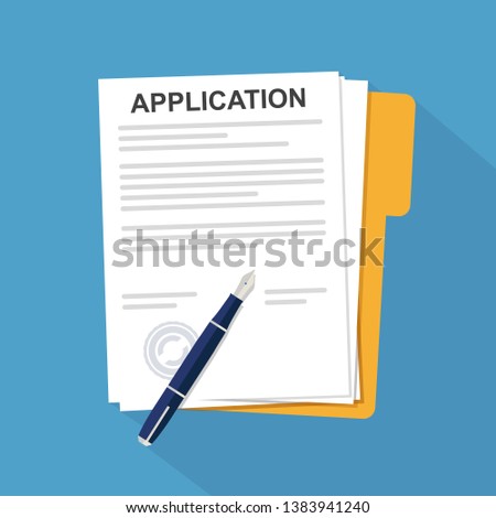 Vector application documents with stamp and pen