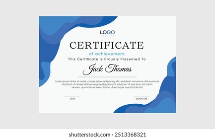 vector appreciation certificate. incredible certificate vector