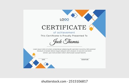 vector appreciation certificate. incredible certificate vector