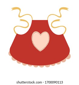 Vector apron. Hand drawn. Vector illustration