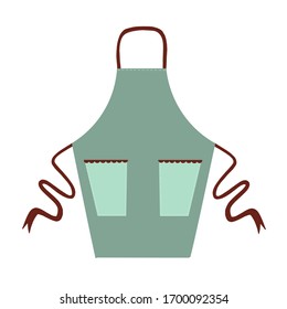 Vector apron. Hand drawn. Vector illustration
