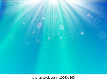 Vector aqua background