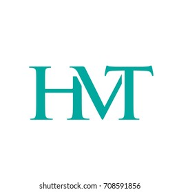 Vector Aqua Consulting Letter H M T Logo