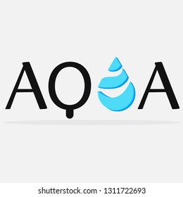 Vector Aqua logo for your product