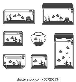 Vector Aquarium set 