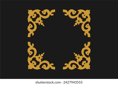 Vector arabesque divider nouveau style