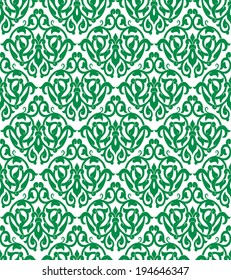 vector arabesque ornaments flourish seamless wallpaper pattern