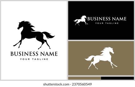 vector arabian horse design template