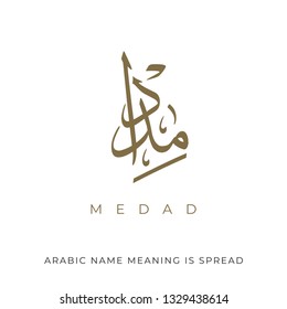 Vector Arabic Calligraphy, translation underneath it.
