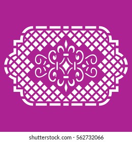 Vector Arabic Islamic Moroccan ornamental pattern