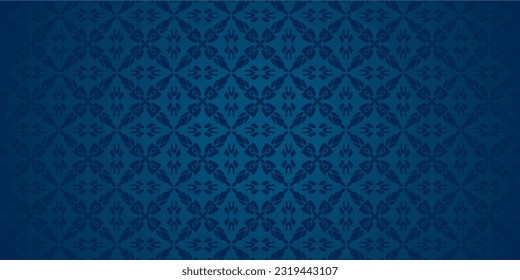 vector arabic motif blue background