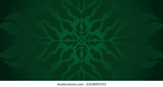 vector arabic motif green background	