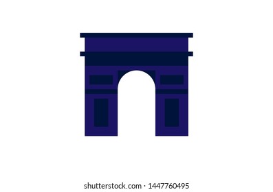 vector of Arc de triomphe of France