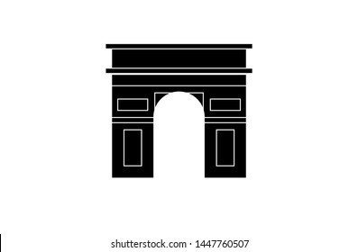 Vektorillustration Arc de triomphe (Frankreich)