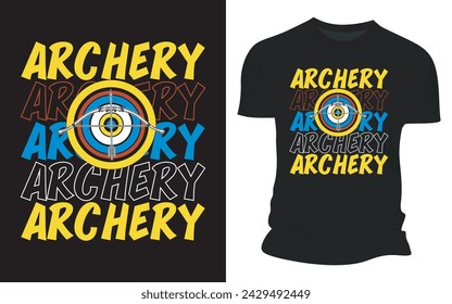 Vector Archery - Graphic T shirt Design