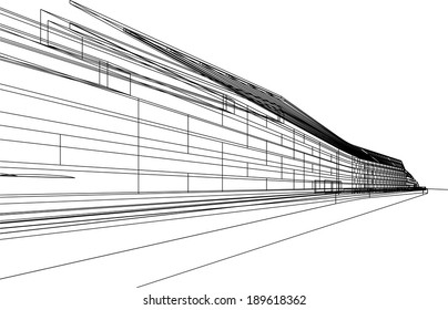 vector architecture background