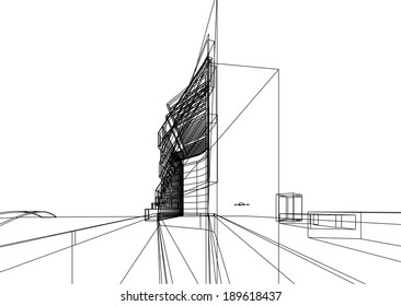 vector architecture background