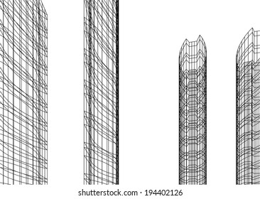 vector architecture background
