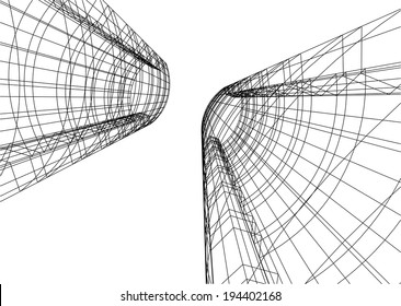 vector architecture background