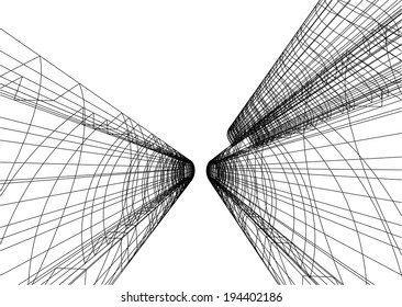 vector architecture background