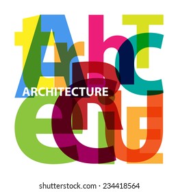 Vector architecture. Broken text