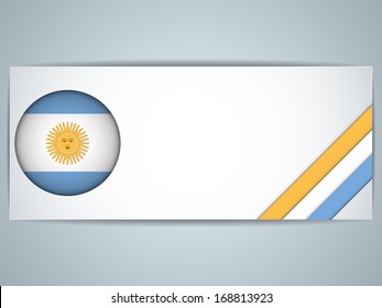 Vector - Argentina Country Set of Banners