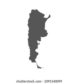 Vector Argentina map