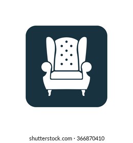 Vector armchair Icon