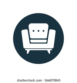 Vector armchair Icon