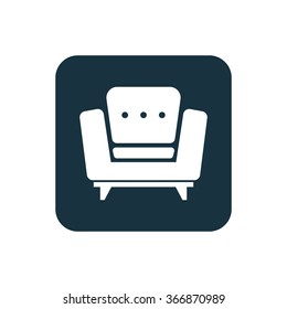 Vector armchair Icon