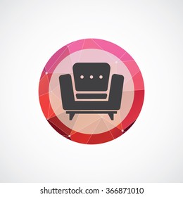 Vector armchair Icon