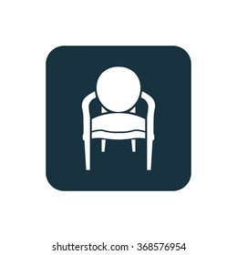 Vector armchair Icon