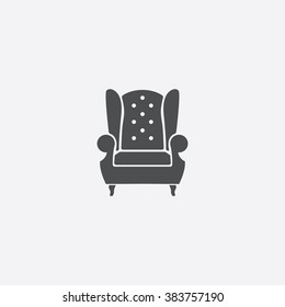 Vector Armchair Icon.