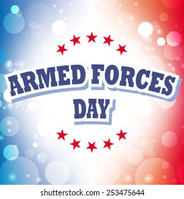 vector armed forces day america banner abstract american flag background illustration