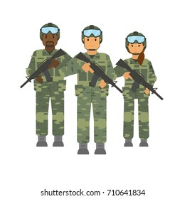 4,068 Woman military cartoon Images, Stock Photos & Vectors | Shutterstock