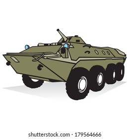 Vector armored troop-carrier