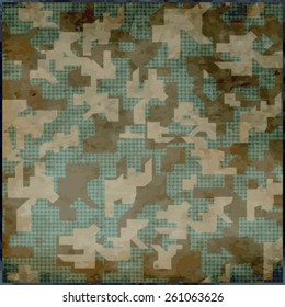 Vector army camouflage background