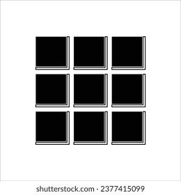 vector arrangement of boxes as selected components that are collected