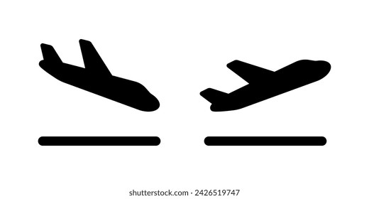 Vector Arrival and Departure Symbols