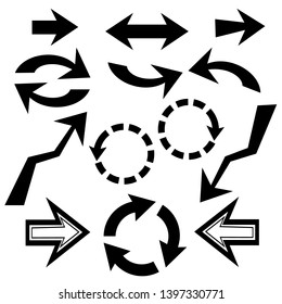 Vector of arriws different in directions